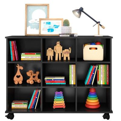 Nicho Organizador Multifuncional com Rodizios Qmovi Preto