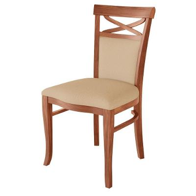 Cadeira Sala de Jantar Minos com Puxador Poliéster Creme