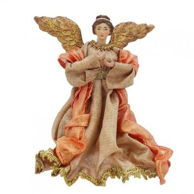 Anjo Pendente Natural c/ Dourado 25cm Magizi