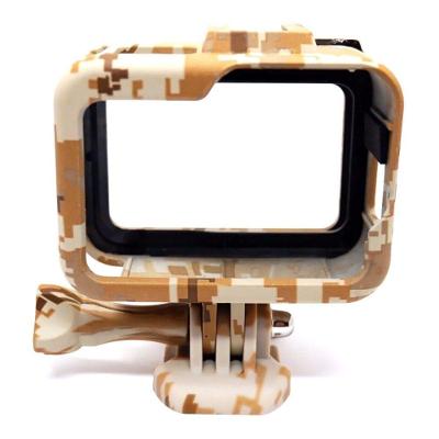Suporte Armação Moldura Frame Camuflado Marrom Gopro Hero 8