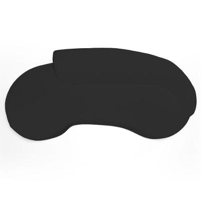 Sofá Living 3 Lugares 230cm Braço Direito Mozart D06 Sintético Preto - Mpozenato