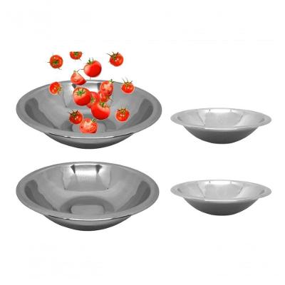 Conjunto Para Salada Bowl Aço Inox 4 Pç Mundial Import