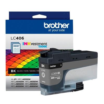 Cartucho De Tinta Brother Preto 3K Lc406Bks