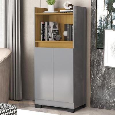 Aparador Buffet Sala Duque 2 Portas Onix/mel Onix/mel