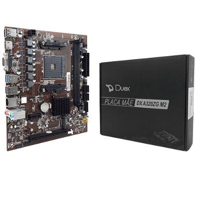 Placa Mãe Duex Dx A320zg M2, Amd Am4, Ddr4, Micro Atx