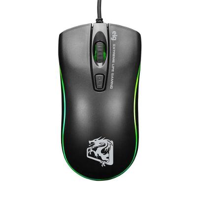 Mouse Usb Gamer Elg Dragon War 2400dpi Rainbow Mgdw Preto
