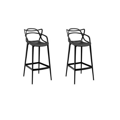 Kit Com 2 Banquetas Umix-401 Preta