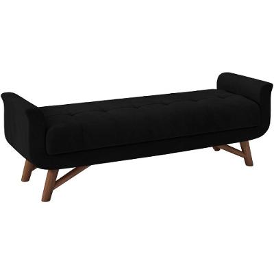 Puff Recamier 160 Cm Pes Madeira Leville Veludo Sl 944 Peer Sl 944