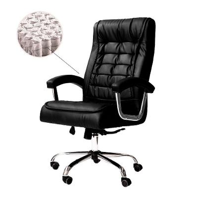 Kit 2 Cadeiras Escritório Big Presidente Pu Preta