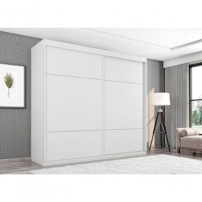 Guarda Roupa Londres Duas Portas Deslizantes Branco