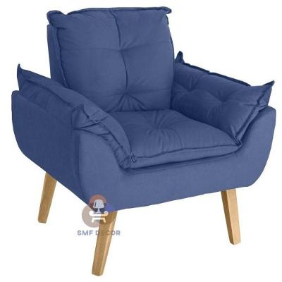 Poltrona Opala Azul Marinho
