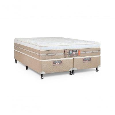 Cama Box + Colchão Castor King Silver Star Air One Face Pocket 193x203x59cm