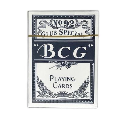 Baralho De Poker Bcg Azul 54 Folhas 1 Unidade