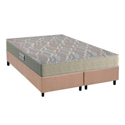 Cama Box Queen: Colchão Anatômico Probel D45/EP Firmepedic ProDormir Advanced Tech2000 + Base CRC Suede Clean(158x198)