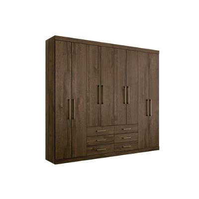 Guarda Roupa Casal 8 Portas e 6 Gavetas Master 8.6 Atacama - Santos Andirá