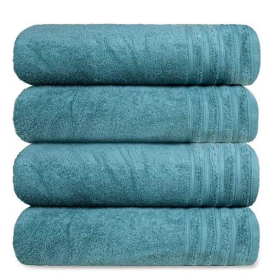 Kit 4 Toalha Gigante Banhão Fio Penteado 100% Algodão Twist - Verde