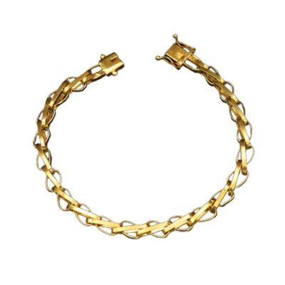 Pulseira Tijolinho Balao 8mm Moeda Antiga