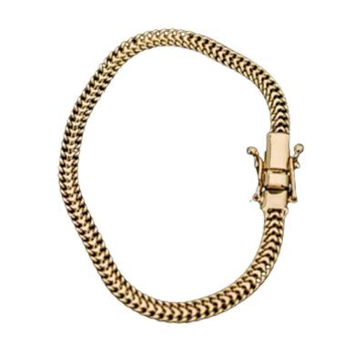 Pulseira Grumet Lacraia Fecho Trava Duplo 5mm Moeda Antiga.