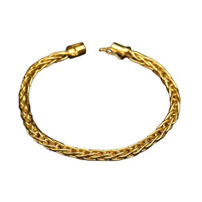 Pulseira Palmeirinha 6mm Moeda Antiga.