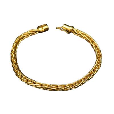 Pulseira Palmeirinha Moeda Antiga 6mm Nao Descasca