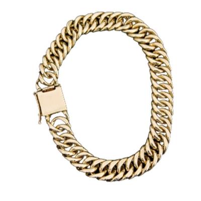 Pulseira Grumet Ocada Fecho Trava Duplo 11mm Moeda Antiga.