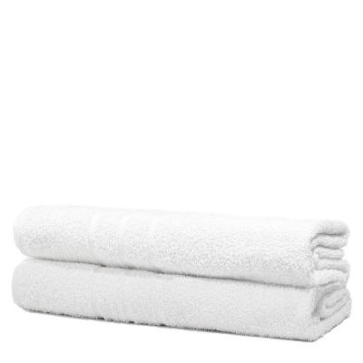 Kit Com 2 Toalhas De Banho Para Hotel - Profissional Prata - Branco