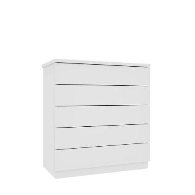 Cômoda Premium 5 Gavetas Tcil Branco