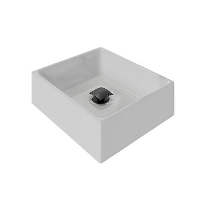 Kit Cuba Pia De Sobrepor Tulipa Com Valvula Click Black Branco Branco