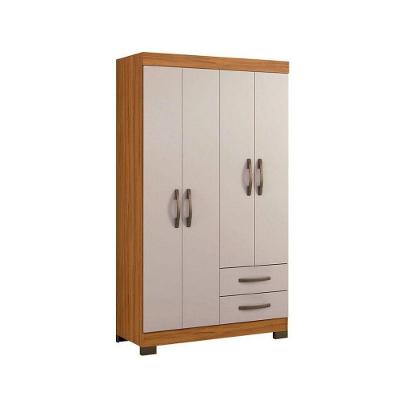 Guarda Roupa Solteiro 4 Portas 2 Gavetas Nt5005 Notável