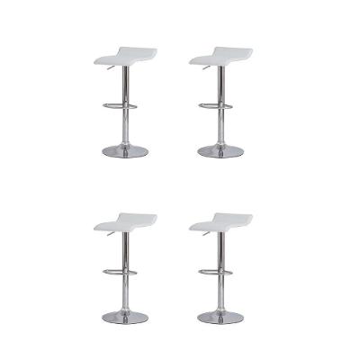 Kit 4 Banquetas Altas Estofadas p/Cozinha Americana branca