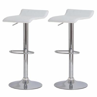 Kit 2 Banquetas Altas Estofadas p/Cozinha Americana branca