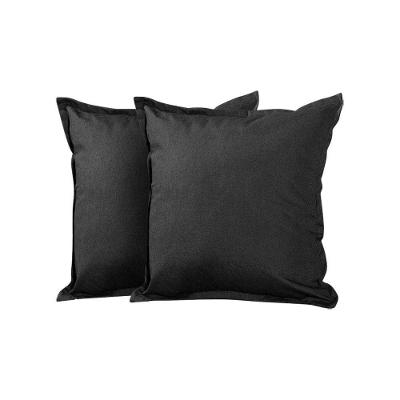Kit 2 Almofadas Decorativas Bali Linho Marrom Escuro - Marrom