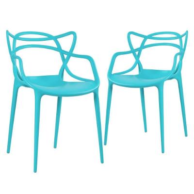 Kit - 2 X Cadeiras Masters Allegra - Azul Tiffany