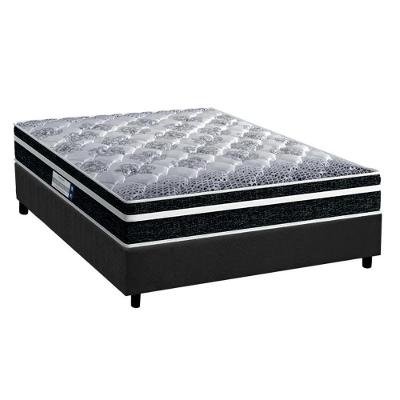 Cama Box Casal: Colchão Espuma Probel D33/EP Advanced Tech1500 Plus + Base CRC Suede Gray(138x188)