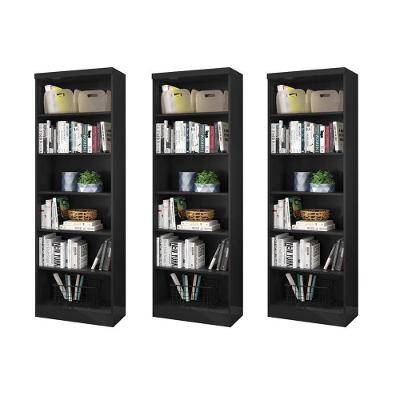 Estante Para Livros Modular Biblioteca Preto - Fenix