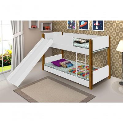 Beliche Infantil Valentina Branco Mel Com Pés