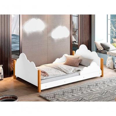 Cama Infantil Com Grade Cristal Branco