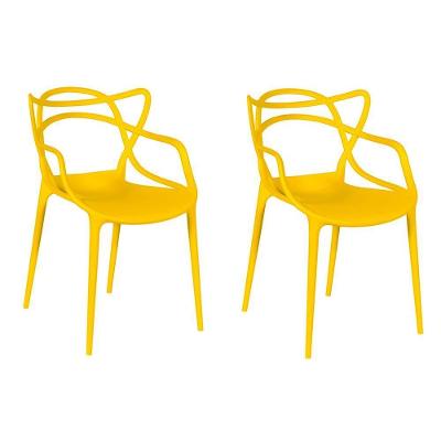 Kit 2 Cadeiras Allegra - Amarelo