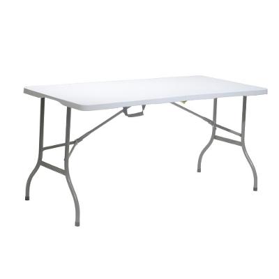 Mesa Dobrável De Polipropileno 180cm X 74cm Branca