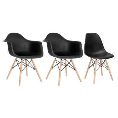 Mesa Com Tampo De Vidro 100Cm + 2 Cadeiras Laranja Laranja