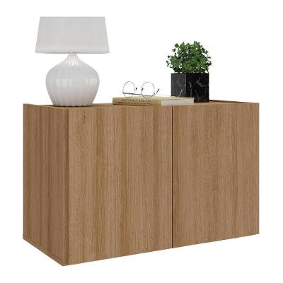 Mesa De Cabeceira 2 Portas Multimóveis Mp4130 Rustic Rustic