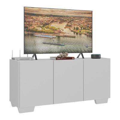 Rack Para Tv Até 32 Polegadas Com 3 Portas Multimóveis Mp1068 Branco Branco
