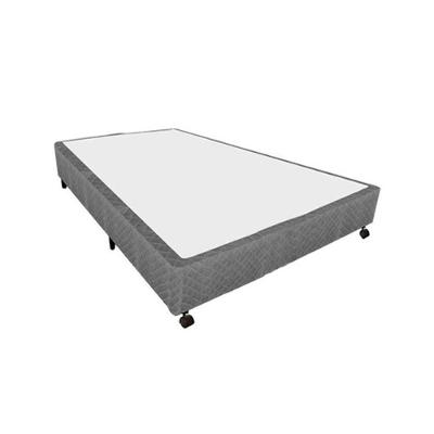 Cama Box Base Viúva Poli Tecido Gray (128x188x27) - Castor