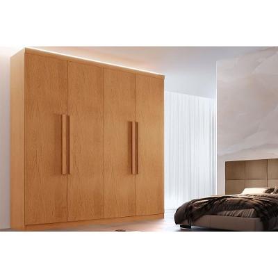 Guarda Roupa 4 Portas e 3 Gavetas Império Naturale - Rufato