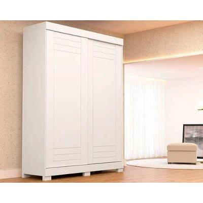 Guarda Roupa Solteiro Ayla 2 Portas e 2 Gavetas Branco - ACP