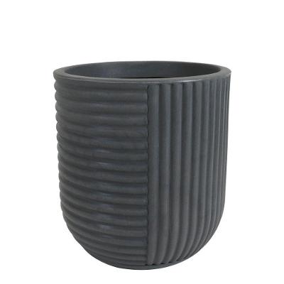 Vaso Orto 38 X 41 Cm Cor 18 - Antique Preto