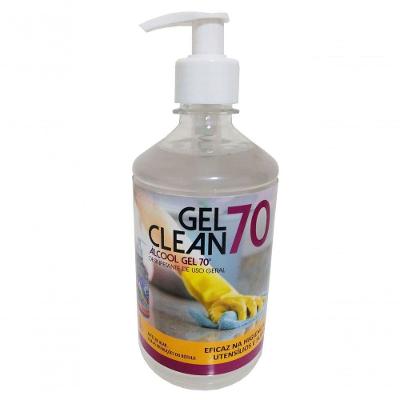 Álcool Gel Clean 70 Com Aplicador P/ As Mãos 440g Tnt