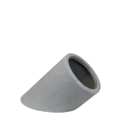 Vaso Tubo 15 X 29 Cm Cor 19 - Antique Cimento