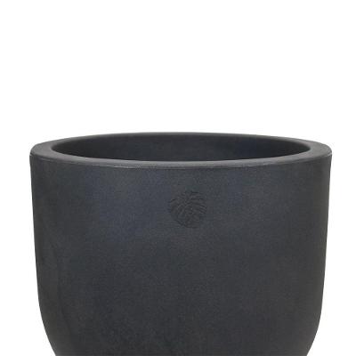 Vaso Decô Baixo 50 X 45 Cm Cor 18 - Antique Preto