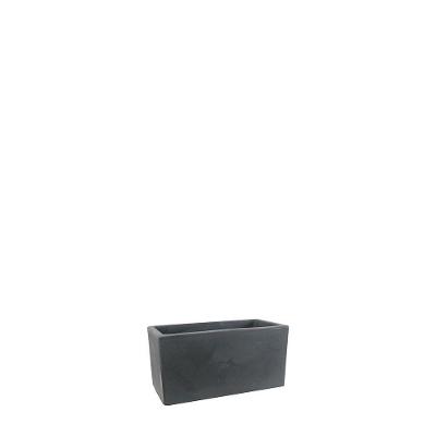 Jardineira Cubo 40 X 20 Cm Cor 18 - Antique Preto